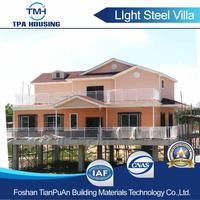 Light Steel Structure Prefabricated  Villa House for Big Family  TPA-V50