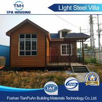 Modernized Design of Prefabricated Light Steel Structure Villa House--TPA-LSV06